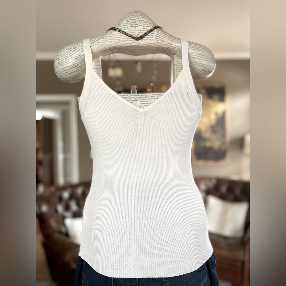 The Limited Cardigan & Tank Top Twin Set - White - Picture 3 of 7
